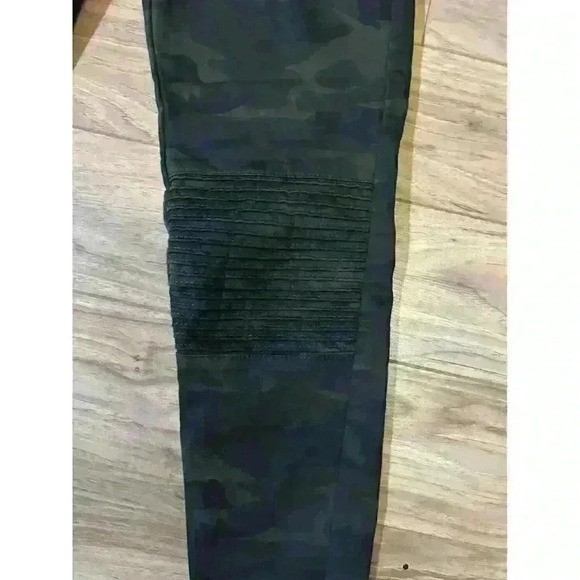 Zara Basic Jeans Women's 2 (approx 27x28) Camo Z1975 Skinny Zipper pockets - Picture 5 of 6